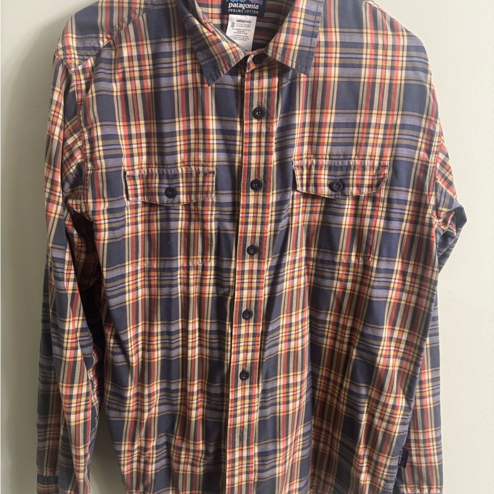 Patagonia Men's Multicolor Plaid Button Down Shirt